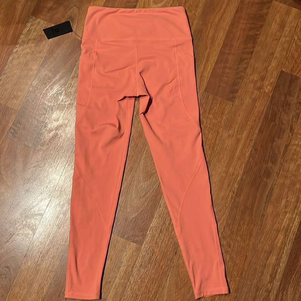 New peach color Mono b full length leggings - Picture 10 of 16